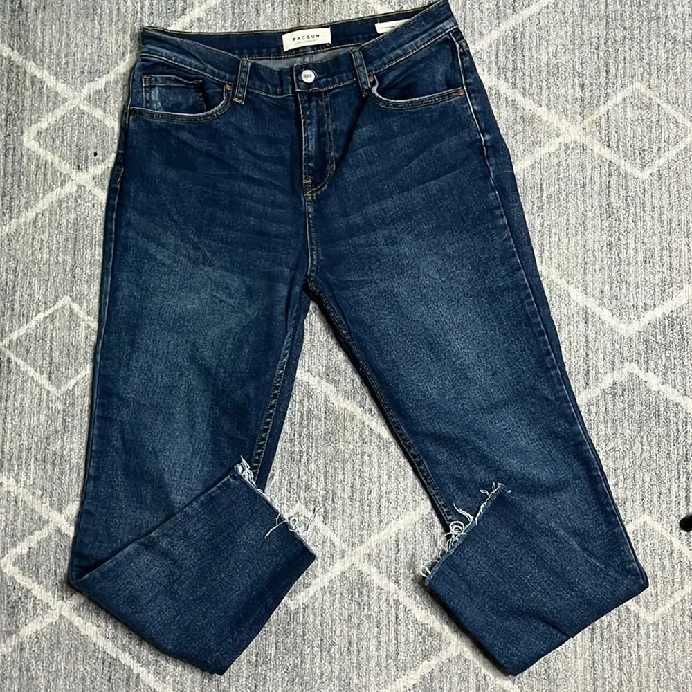 PACSUN VINTAGE ICON CROPPED SKINNY JEANS - Picture 1 of 6